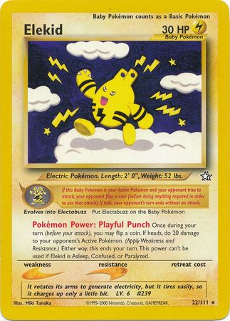Elekid (22/111) [Neo Genesis Unlimited] Pokémon