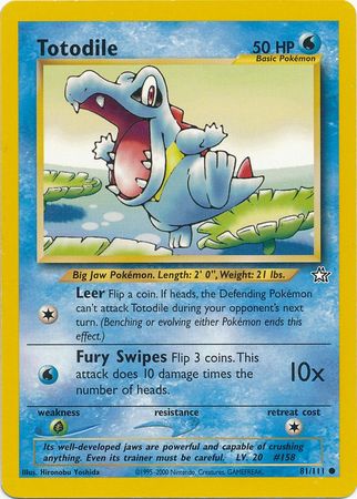 Totodile (81/111) [Neo Genesis Unlimited] Pokémon