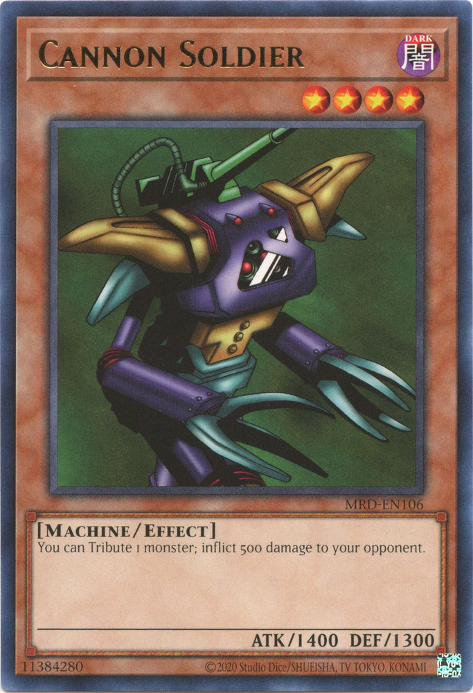 Cannon Soldier (25th Anniversary) [MRD-EN106] Rare Yu-Gi-Oh!