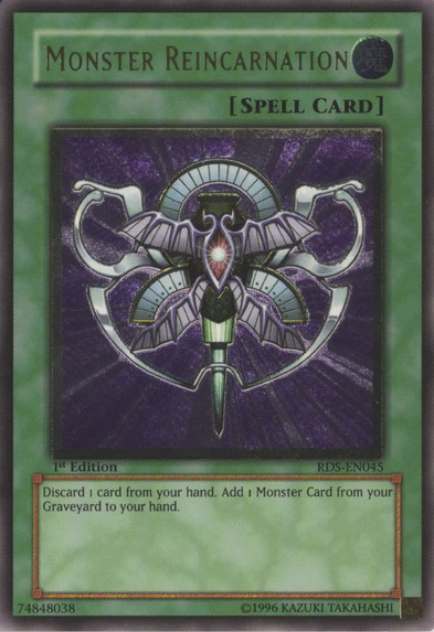 Monster Reincarnation [RDS-EN045] Ultimate Rare Yu-Gi-Oh!