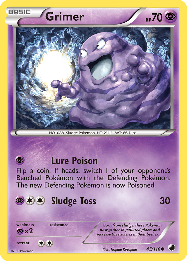 Grimer (45/116) [Black & White: Plasma Freeze] Pokémon