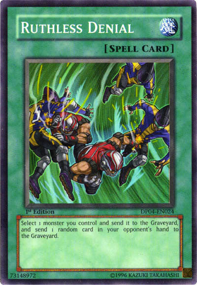 Ruthless Denial [DP04-EN024] Super Rare Yu-Gi-Oh!