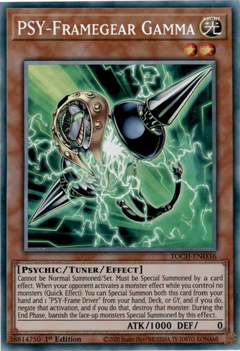 PSY-Framegear Gamma [TOCH-EN036] Collector's Rare Yu-Gi-Oh!