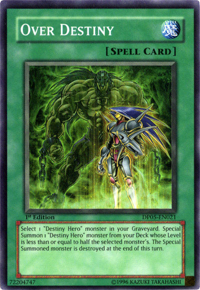 Over Destiny [DP05-EN021] Super Rare Yu-Gi-Oh!