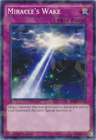 Miracle's Wake [BP03-EN220] Shatterfoil Rare Yu-Gi-Oh!