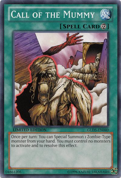 Call of the Mummy [GLD5-EN040] Common Yu-Gi-Oh!