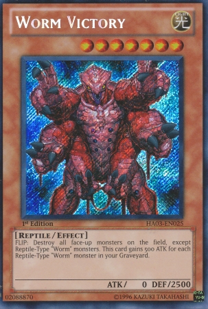 Worm Victory [HA03-EN025] Secret Rare Yu-Gi-Oh!