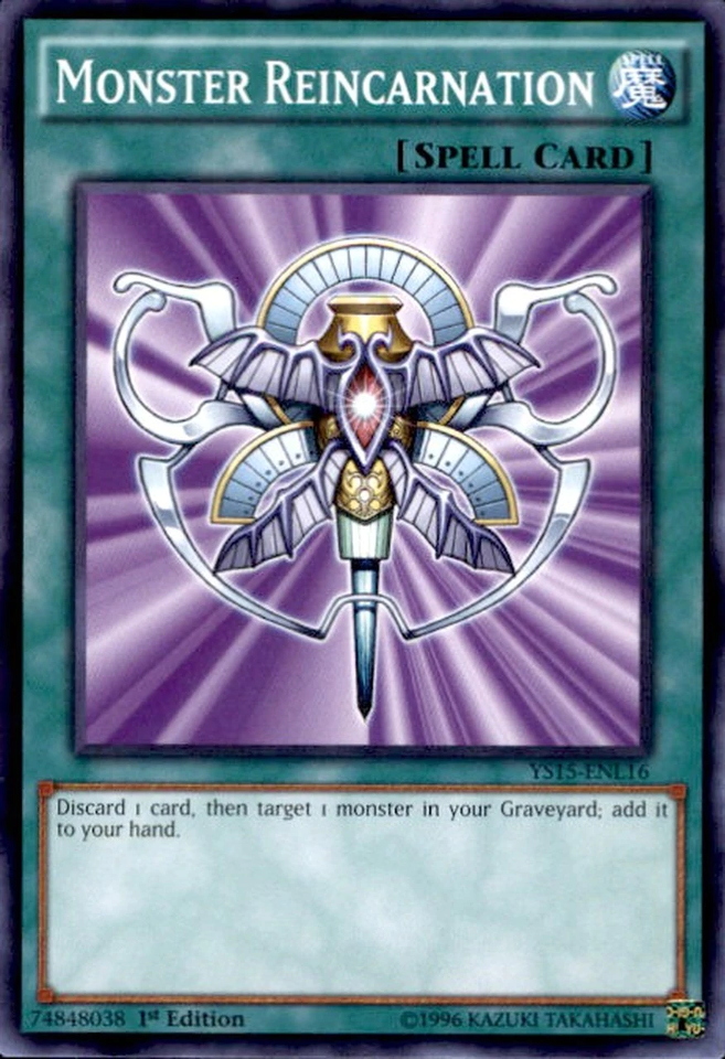 Monster Reincarnation [YS15-ENL16] Common Yu-Gi-Oh!
