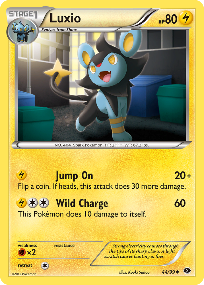 Luxio (44/99) [Black & White: Next Destinies] Pokémon