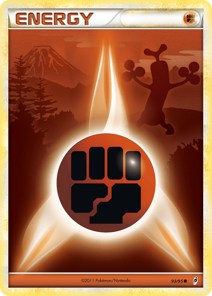 Fighting Energy (93/95) [HeartGold & SoulSilver: Call of Legends] Pokémon