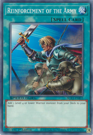 Reinforcement of the Army [SGX1-ENB11] Common Yu-Gi-Oh!