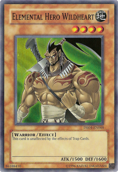 Elemental Hero Wildheart [DR04-EN068] Super Rare Yu-Gi-Oh!
