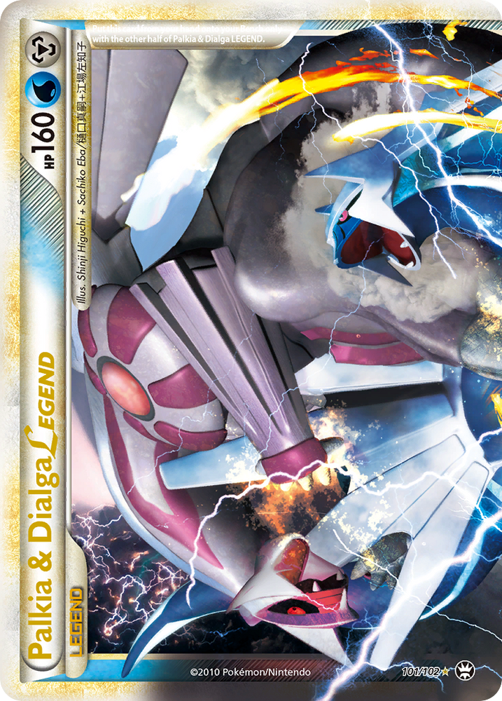 Palkia & Dialga LEGEND (101/102) [HeartGold & SoulSilver: Triumphant] Pokémon