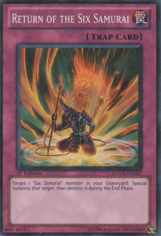 Return of the Six Samurai [LCGX-EN262] Common Yu-Gi-Oh!