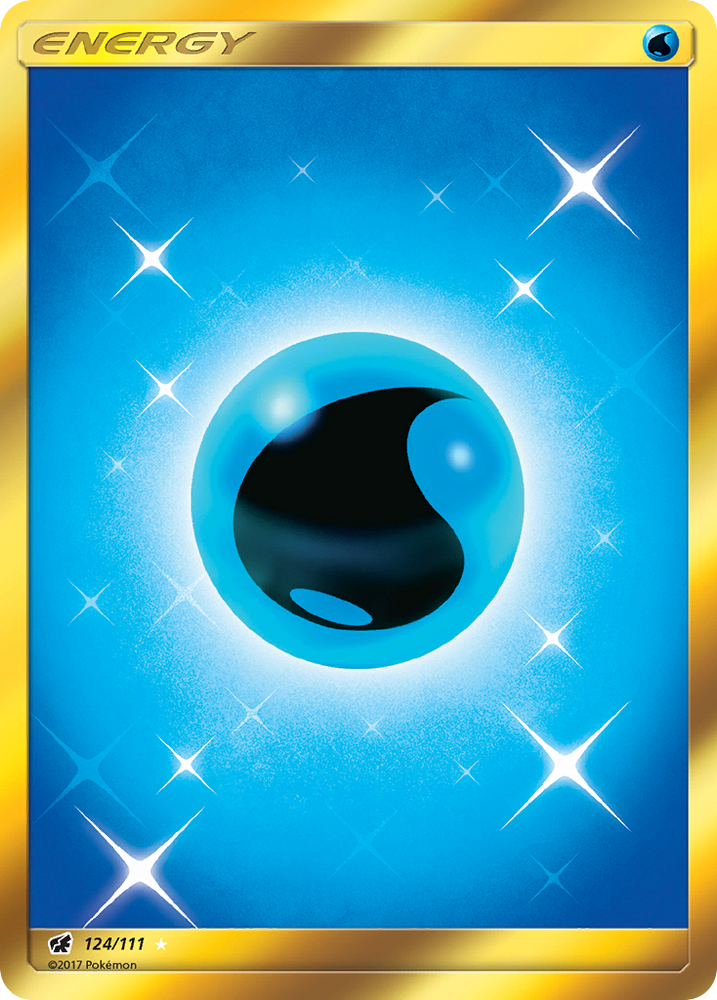 Water Energy (124/111) [Sun & Moon: Crimson Invasion] Pokémon