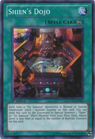 Shien's Dojo [EXVC-EN057] Super Rare Yu-Gi-Oh!