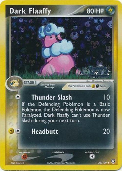Dark Flaaffy (33/109) (Stamped) [EX: Team Rocket Returns] Pokémon
