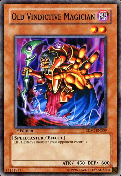 Old Vindictive Magician [SDSC-EN009] Common Yu-Gi-Oh!