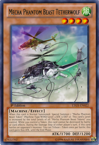 Mecha Phantom Beast Tetherwolf [LTGY-EN022] Rare Yu-Gi-Oh!