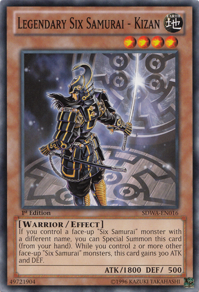 Legendary Six Samurai - Kizan [SDWA-EN016] Common Yu-Gi-Oh!