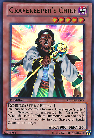 Gravekeeper's Chief [LCYW-EN187] Ultra Rare Yu-Gi-Oh!