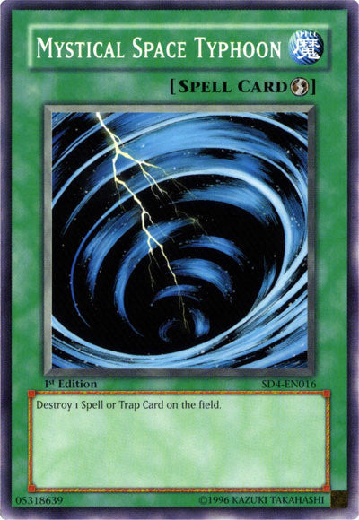 Mystical Space Typhoon [SD4-EN016] Common Yu-Gi-Oh!
