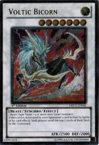 Voltic Bicorn [DREV-EN041] Ultimate Rare Yu-Gi-Oh!