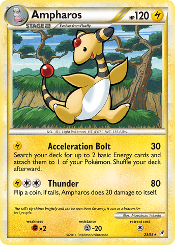 Ampharos (23/95) [HeartGold & SoulSilver: Call of Legends] Pokémon