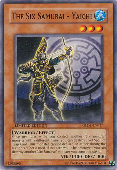 The Six Samurai - Yaichi [GLD2-EN017] Common Yu-Gi-Oh!