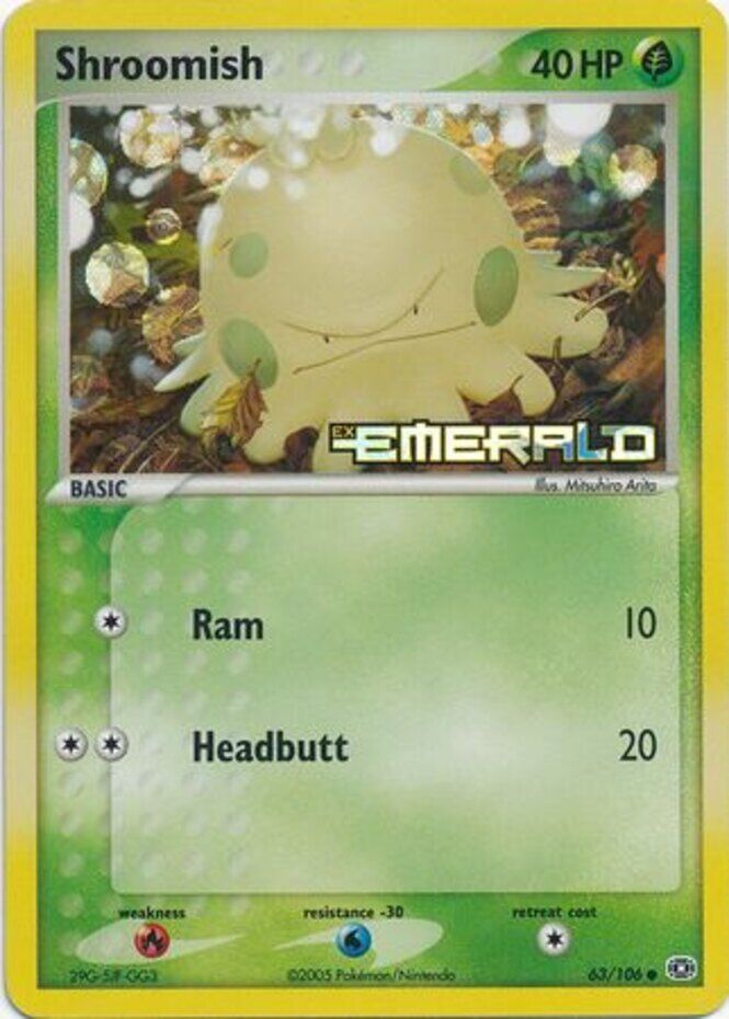 Shroomish (63/106) (Stamped) [EX: Emerald] Pokémon