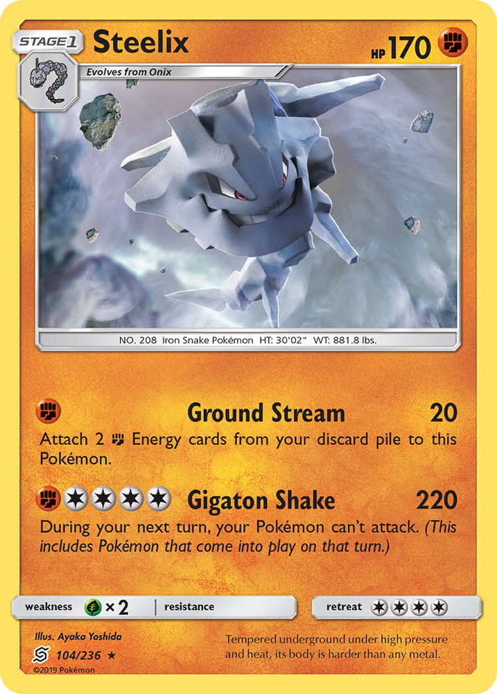 Steelix (104/236) [Sun & Moon: Unified Minds] Pokémon