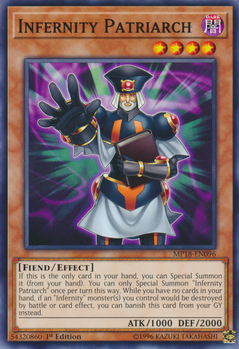 Infernity Patriarch [MP18-EN096] Common Yu-Gi-Oh!