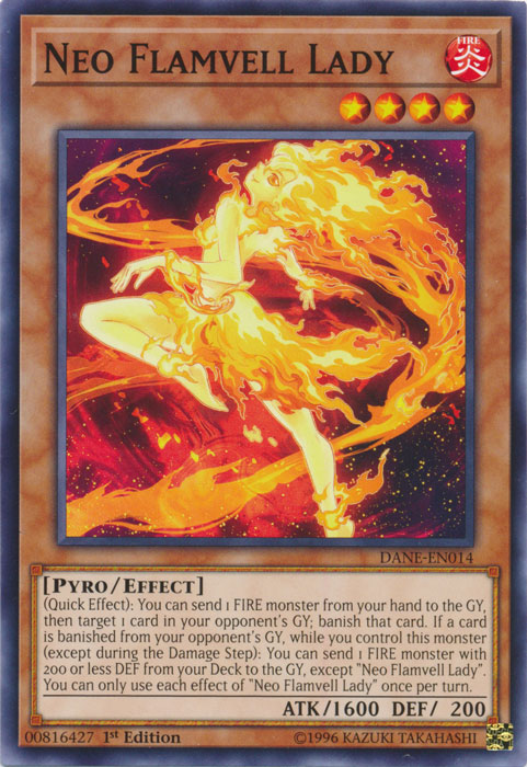 Neo Flamvell Lady [DANE-EN014] Common Yu-Gi-Oh!