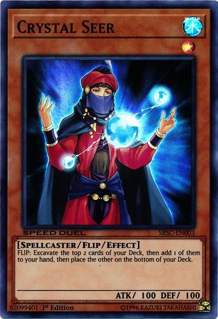 Crystal Seer [SBSC-EN003] Super Rare Yu-Gi-Oh!