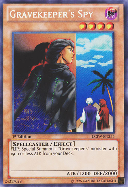 Gravekeeper's Spy [LCJW-EN255] Secret Rare Yu-Gi-Oh!