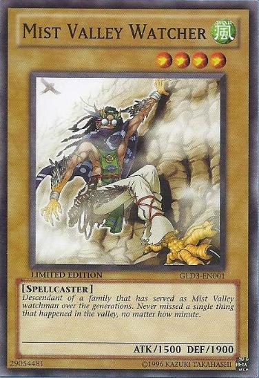 Mist Valley Watcher [GLD3-EN001] Common Yu-Gi-Oh!