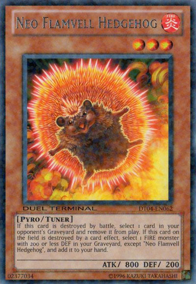 Neo Flamvell Hedgehog [DT04-EN062] Rare Yu-Gi-Oh!