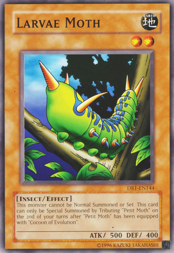 Larvae Moth [DB1-EN144] Common Yu-Gi-Oh!