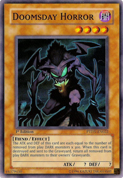 Doomsday Horror [PTDN-EN022] Super Rare Yu-Gi-Oh!
