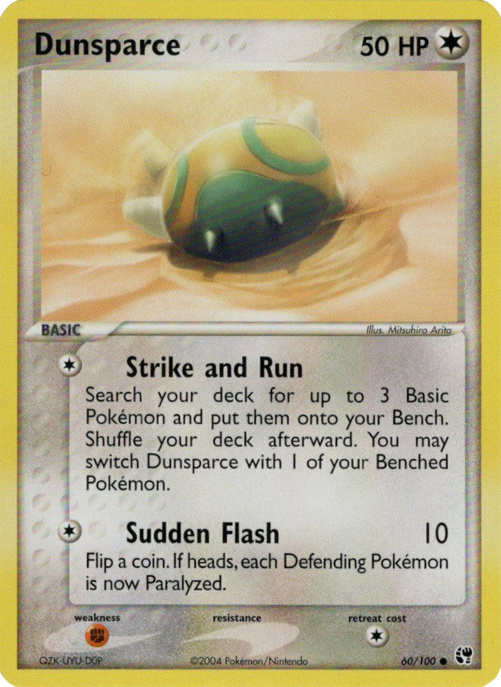 Dunsparce (60/100) [EX: Battle Stadium] Pokémon