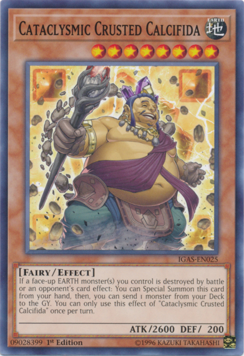 Cataclysmic Crusted Calcifida [IGAS-EN025] Common Yu-Gi-Oh!
