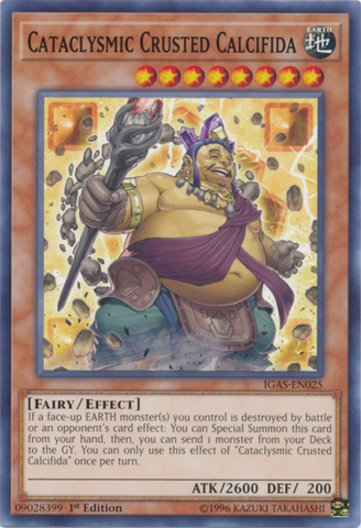 Cataclysmic Crusted Calcifida [IGAS-EN025] Common Yu-Gi-Oh!