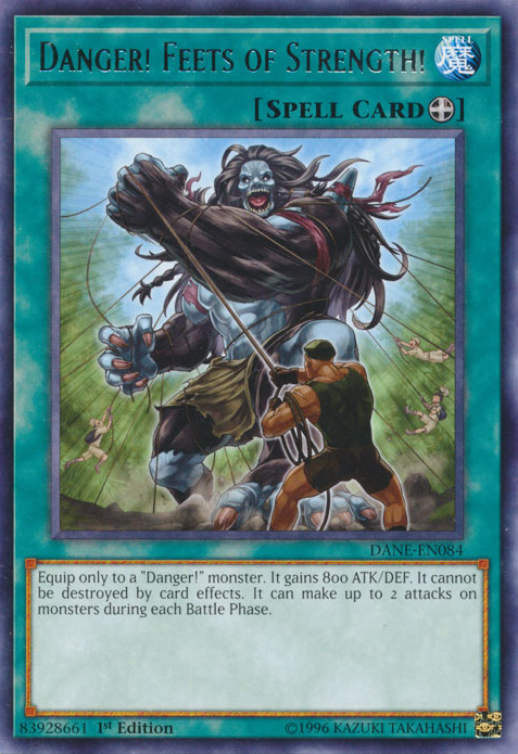 Danger! Feets of Strength! [DANE-EN084] Rare Yu-Gi-Oh!