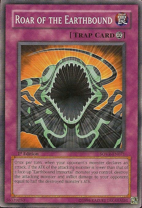 Roar of the Earthbound [SOVR-EN071] Common Yu-Gi-Oh!