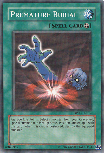 Premature Burial [RP02-EN012] Common Yu-Gi-Oh!