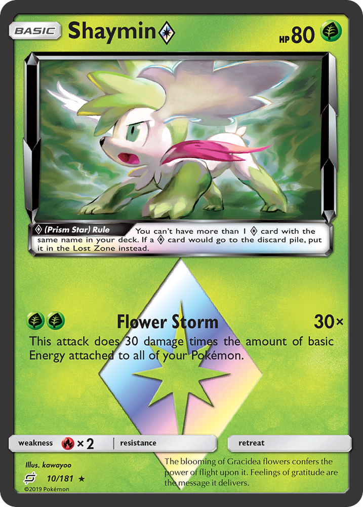 Shaymin (10/181) (Prism Star) [Sun & Moon: Team Up] Pokémon