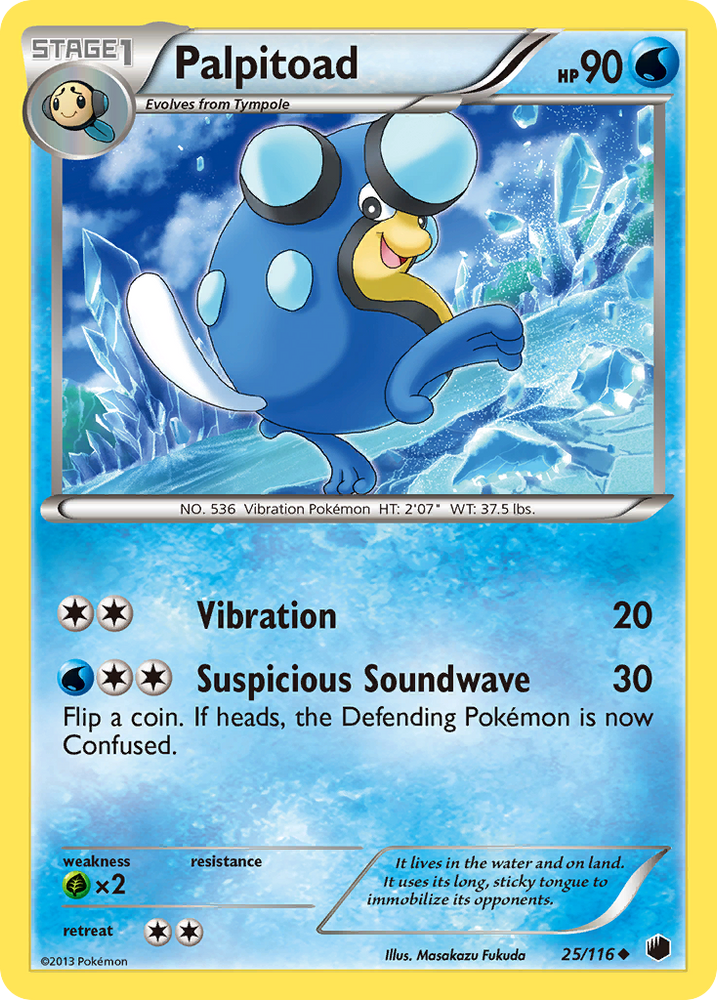 Palpitoad (25/116) [Black & White: Plasma Freeze] Pokémon