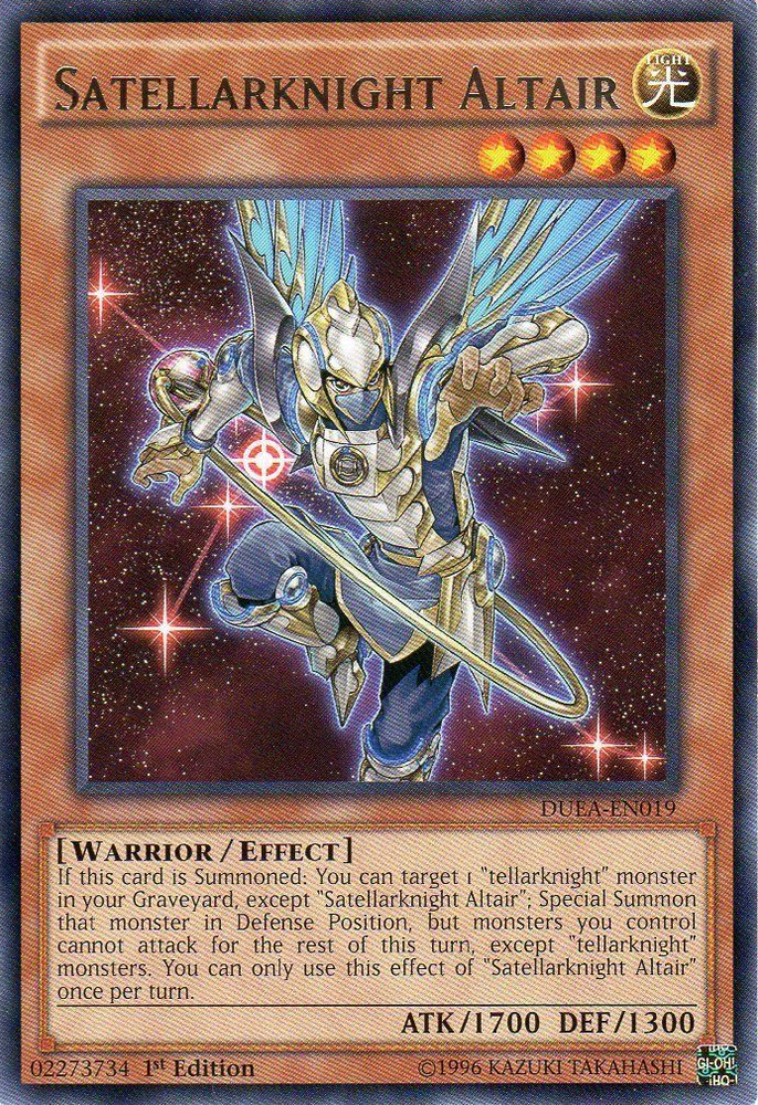 Satellarknight Altair [DUEA-EN019] Rare Yu-Gi-Oh!