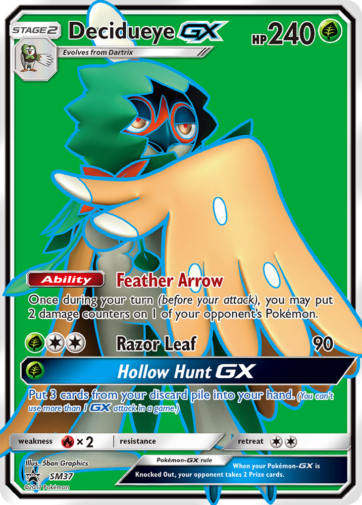 Decidueye GX (SM37) [Sun & Moon: Black Star Promos] Pokémon