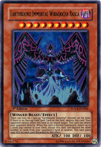 Earthbound Immortal Wiraqocha Rasca [SOVR-EN026] Ultra Rare Yu-Gi-Oh!